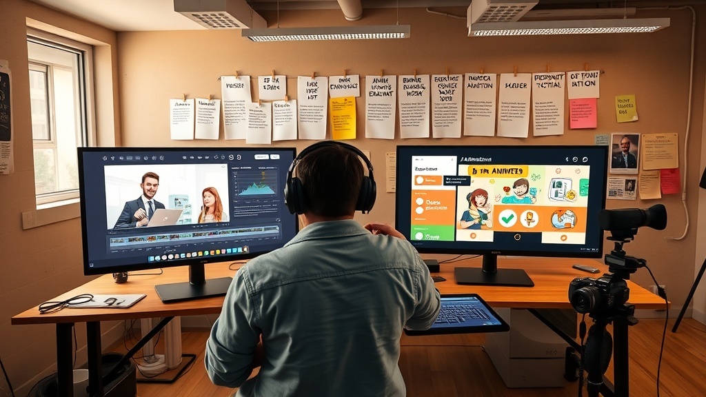 סוגי סרטוני האנימציה שאני משתמש בהם כדי לייצר תוצאות